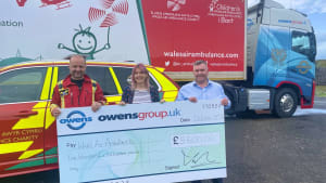 Carmarthenshire logistics company celebrates 50th anniversary by holding a family fun day in aid of Wales Air Ambulance