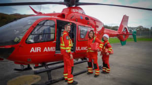 Working on Christmas Day is like being with a “second family,” say Wales Air Ambulance frontline staff