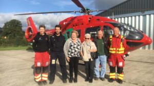 HOLIDAY PARK RAISES OVER £1,000 FOR WALES AIR AMBULANCE