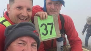 HISTORY MADE ON SNOWDON IN AID OF WALES AIR AMBULANCE