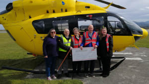 Family thank Wales Air Ambulance for saving Jean’s life