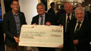 £7,000 FROM SUPER SOUTH WALES SENIORS ON THE GREEN