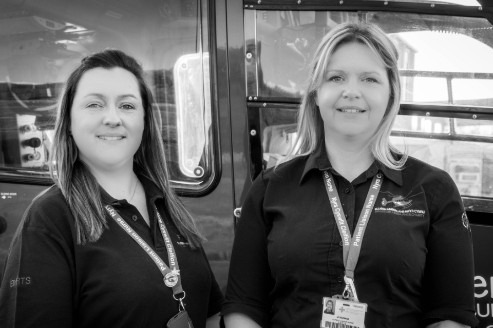 Patient Liaison Nurses Hayley and Jo