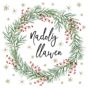 Nadolig Llawen Wreath