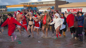 Porthcawl Christmas Morning Swim will return to the sea this year