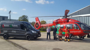 Local company answers Wales Air Ambulance call for support